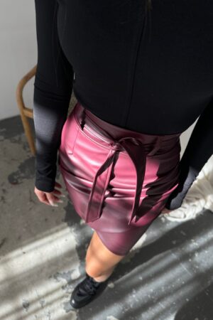 Spódnica URBAN bordo - obrazek 2