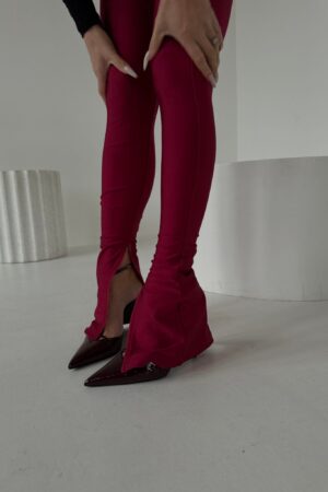 Legginsy WANTED bordo - obrazek 5