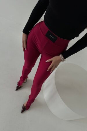 Legginsy WANTED bordo