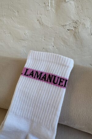 Skarpety BIG białe/róż