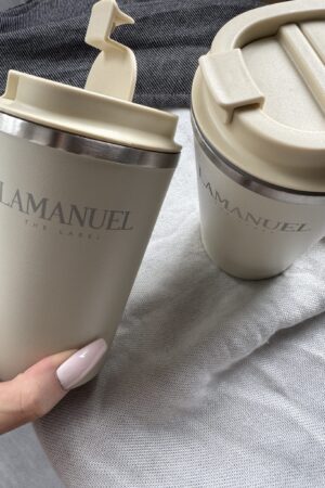Kubek termiczny POURED beż