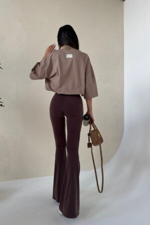Legginsy BLESSED czekolada - obrazek 6