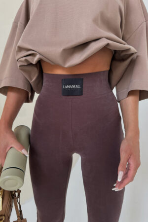 Legginsy BLESSED czekolada - obrazek 4