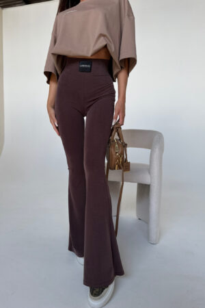 Legginsy BLESSED czekolada