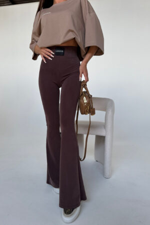 Legginsy BLESSED czekolada - obrazek 3