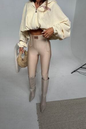 Legginsy FAMOUS beż - obrazek 8