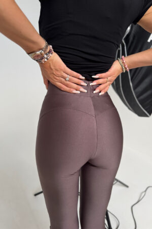 Legginsy FAMOUS czekolada - obrazek 7