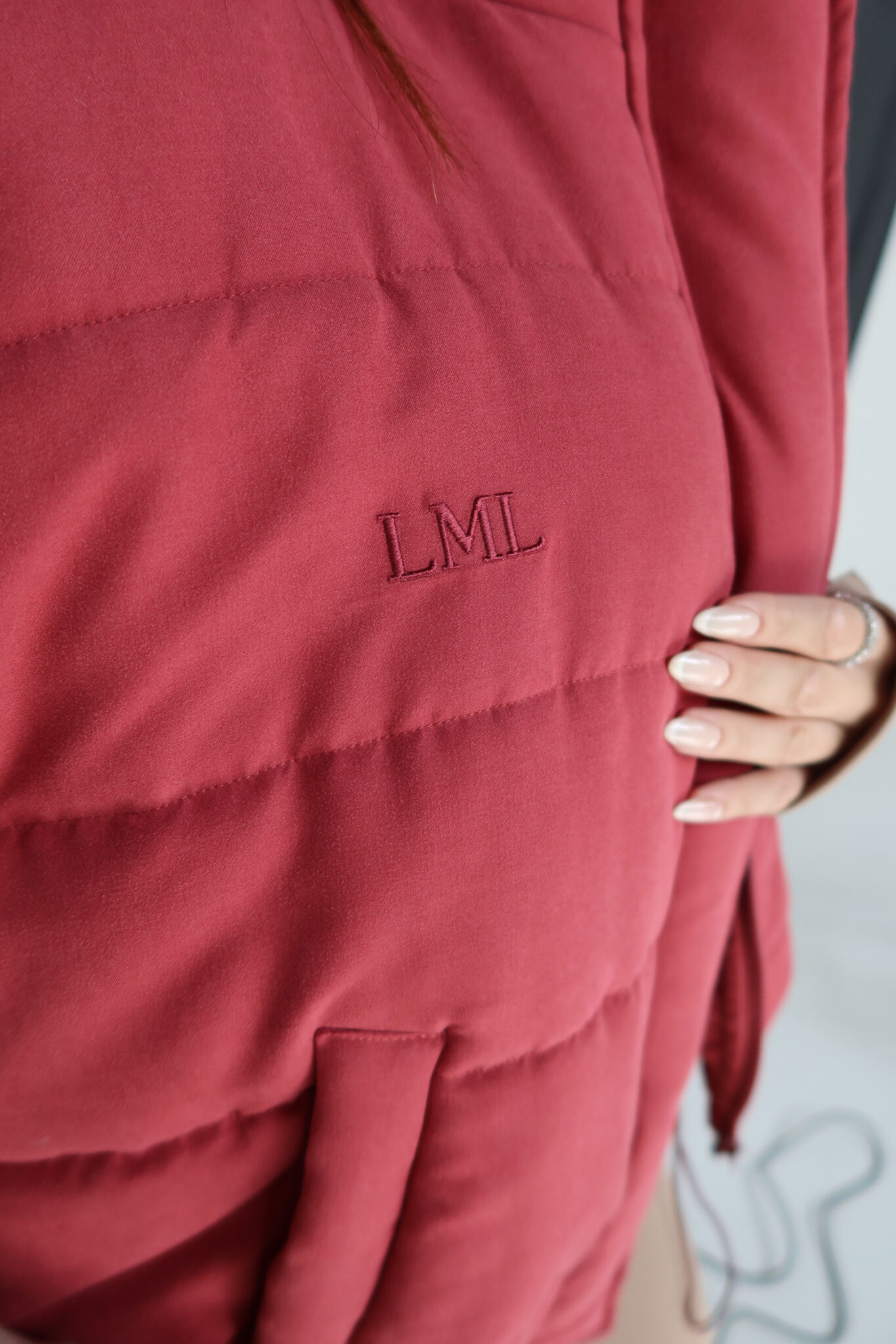 Kamizelka OUTSIDE bordo - obrazek 5