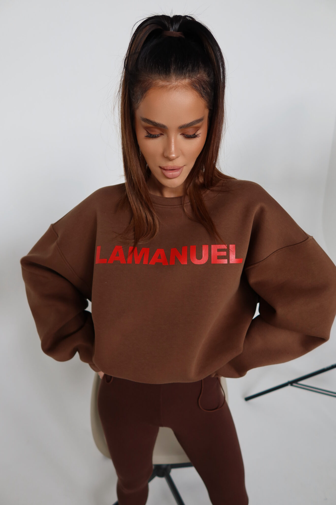 Bluza NOIR czekolada - obrazek 6