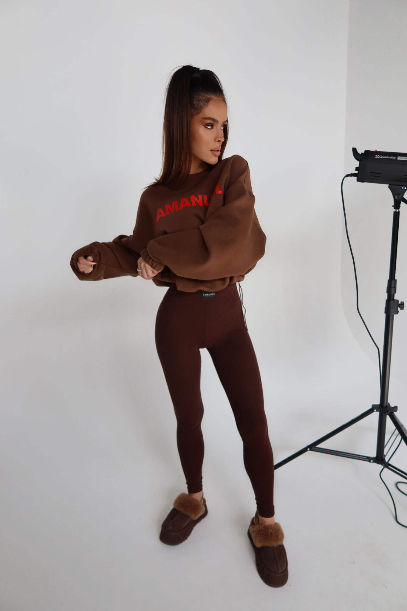 Bluza NOIR czekolada - obrazek 3