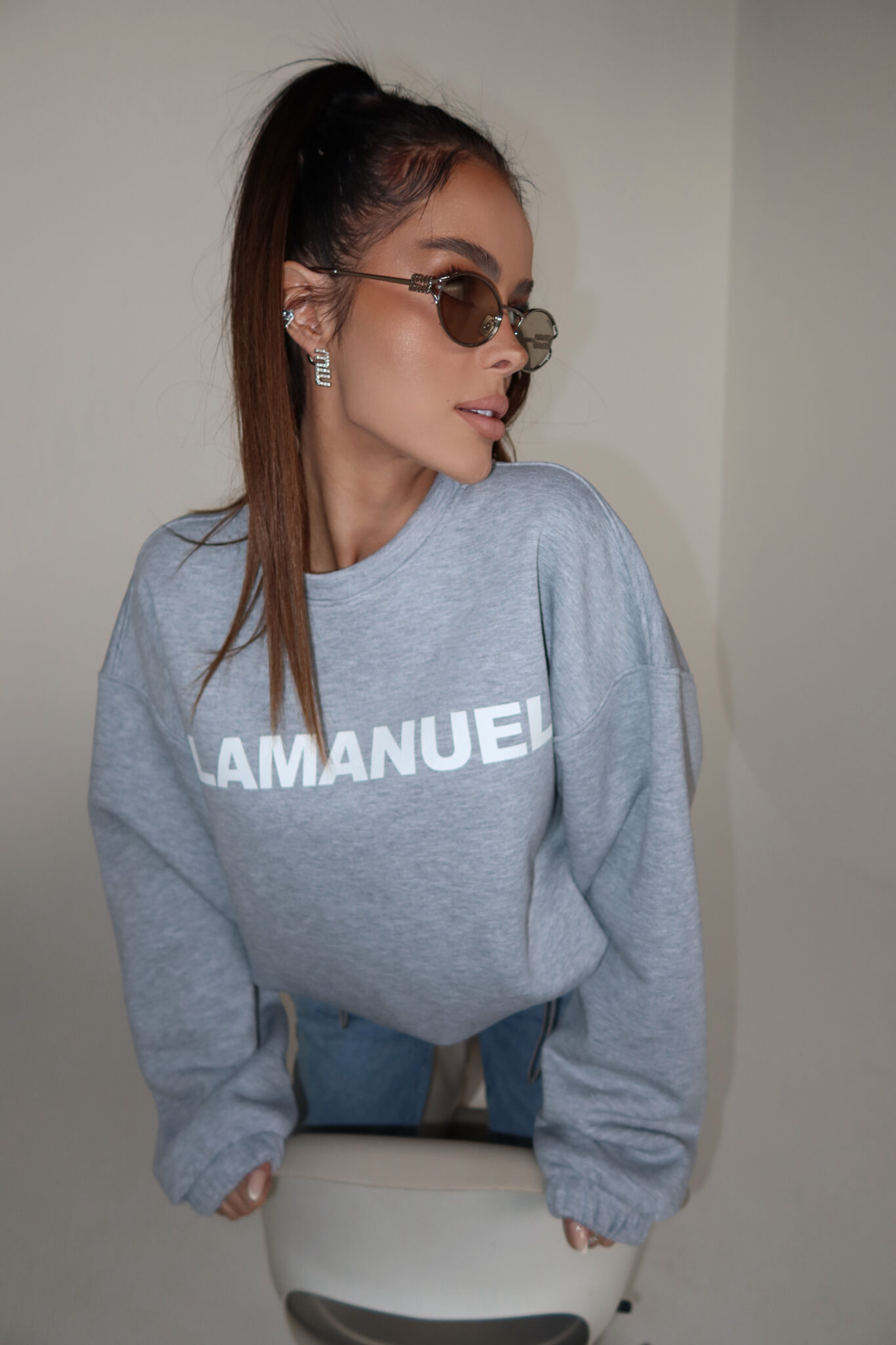 Bluza NOIR szara - obrazek 6