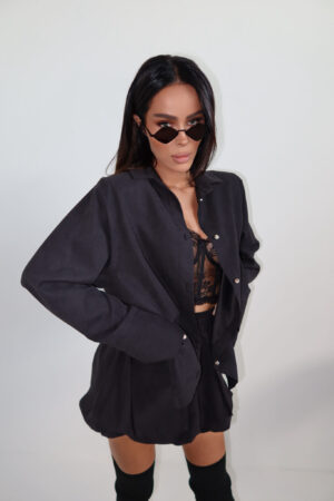 Koszula VELVET czarna