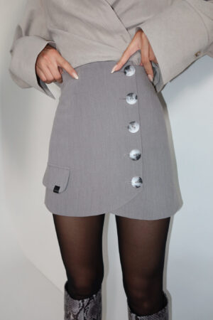 Spódnica FOLD szara