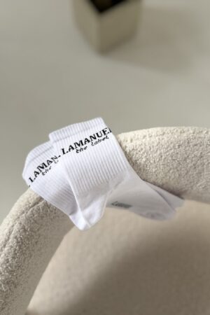 Skarpety LABEL białe/czarne