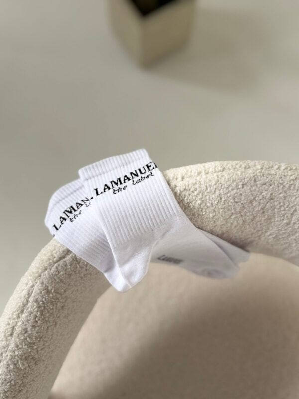 Skarpety LABEL białe/czarne