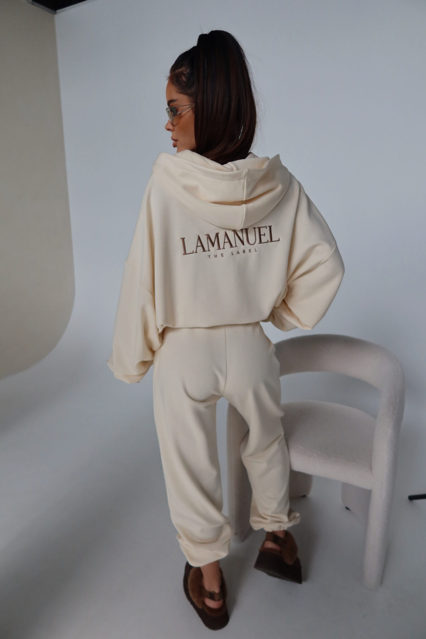 Spodnie BASIC kokos - obrazek 5