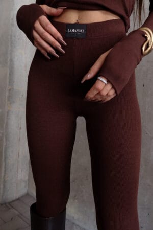Legginsy FLOW czekolada - obrazek 6