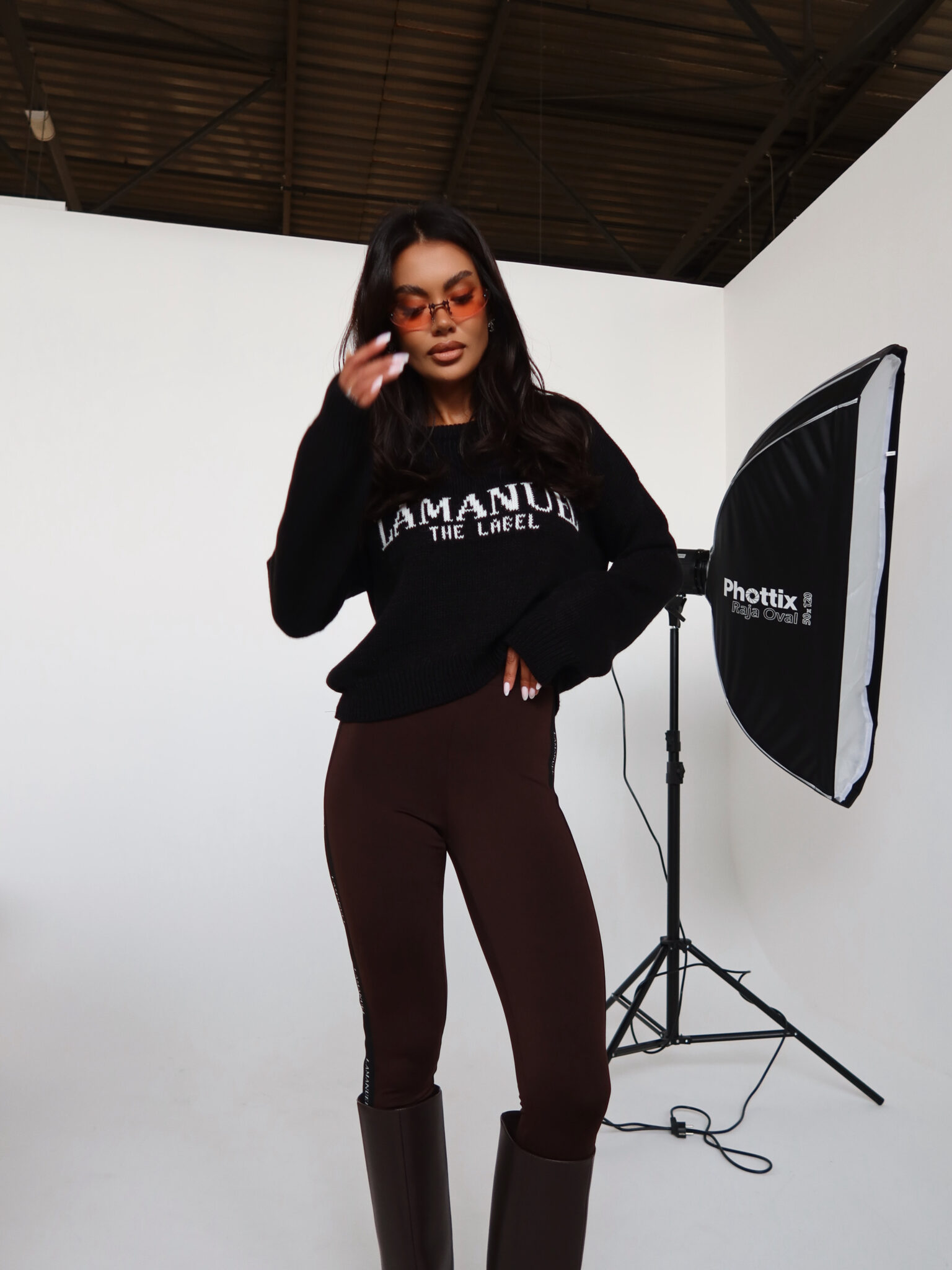 Sweter CRASH czarny - obrazek 12