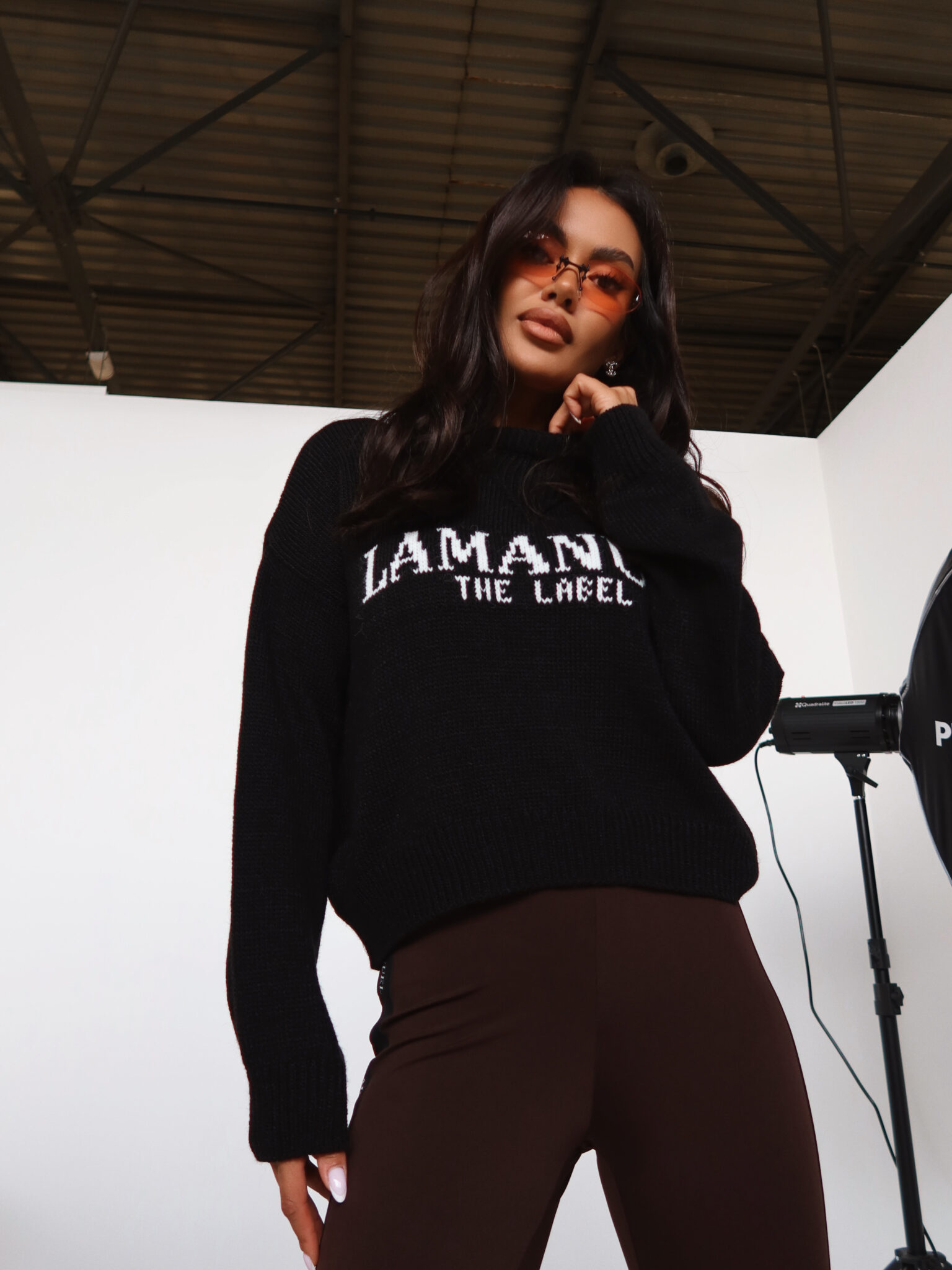 Sweter CRASH czarny - obrazek 3