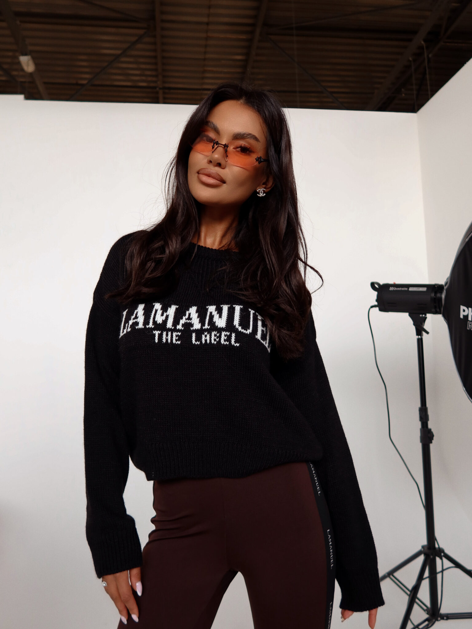 Sweter CRASH czarny - obrazek 6