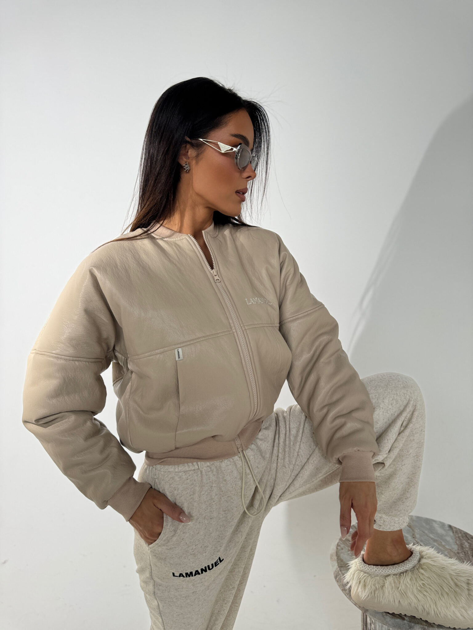 Kurtka TIMELESS beż - obrazek 4