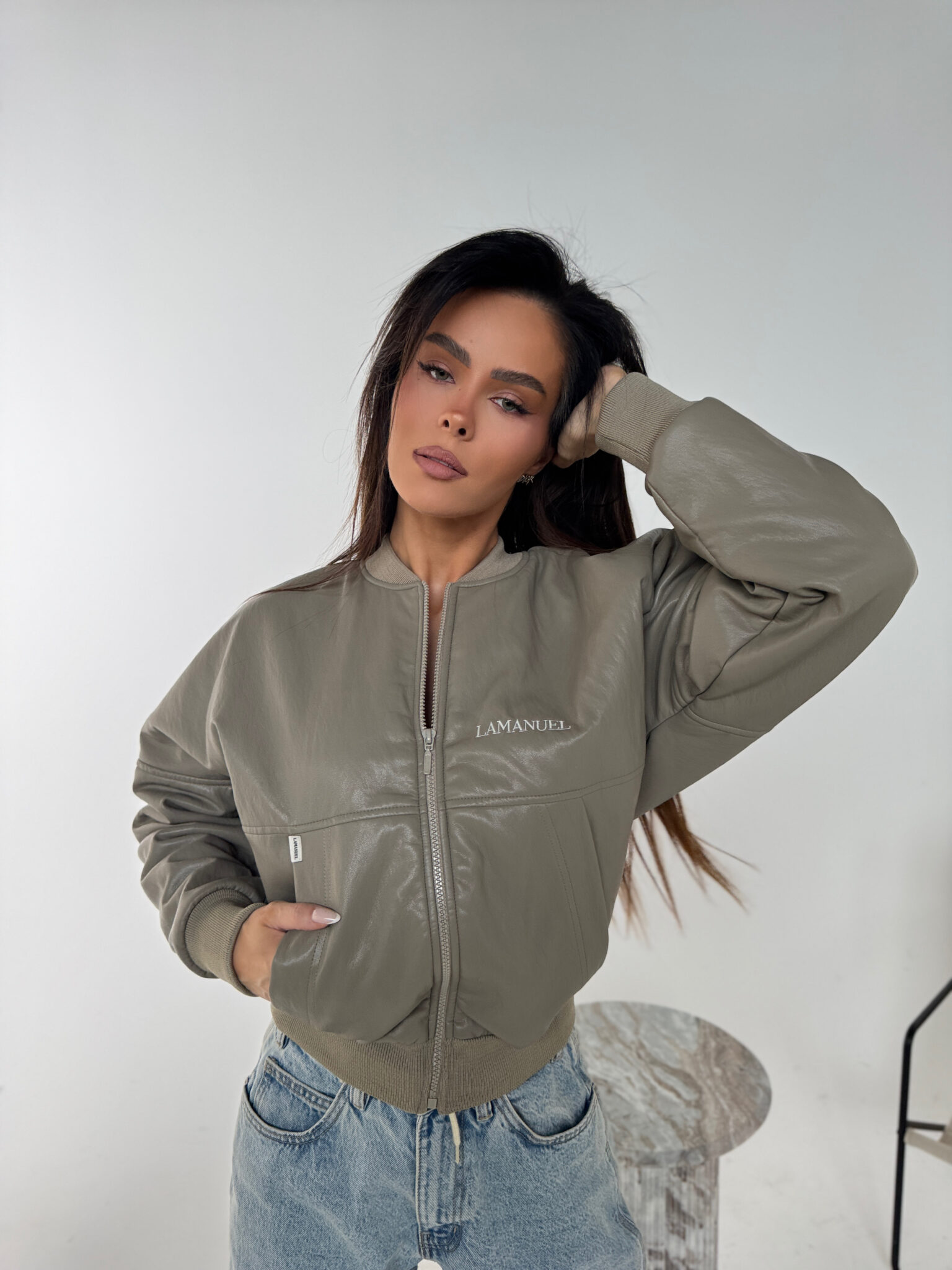 Kurtka TIMELESS khaki - obrazek 3