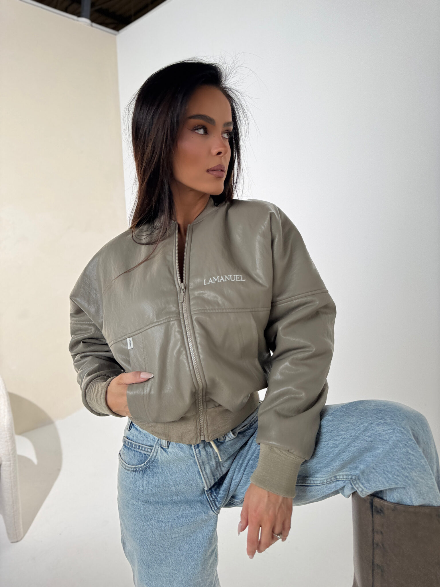 Kurtka TIMELESS khaki - obrazek 5