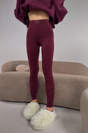 Legginsy CURVE bordo - obrazek 9