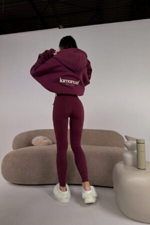Legginsy CURVE bordo - obrazek 8
