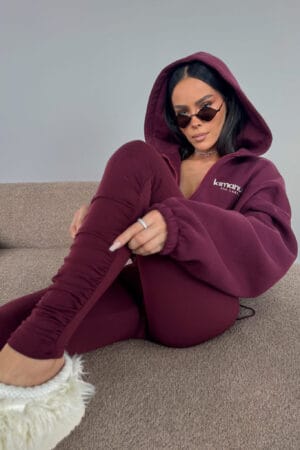 Legginsy CURVE bordo - obrazek 2