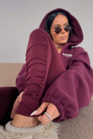 Legginsy CURVE bordo - obrazek 6