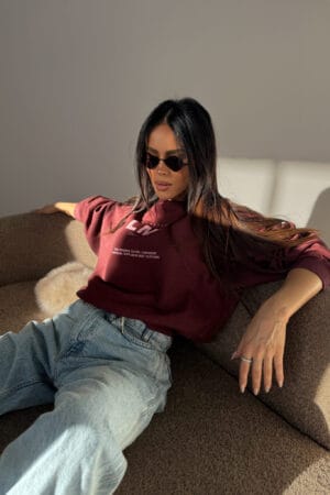 Bluza MIDNIGHT bordo - obrazek 9