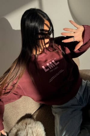 Bluza MIDNIGHT bordo - obrazek 2