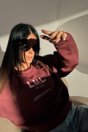 Bluza MIDNIGHT bordo - obrazek 6