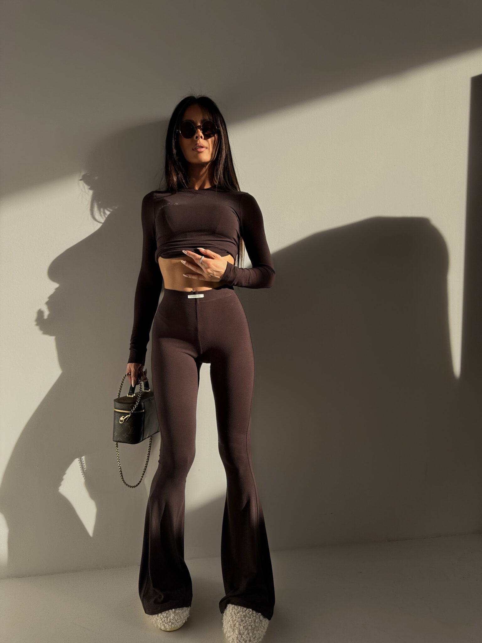 Legginsy ORIGIN czekolada - obrazek 5