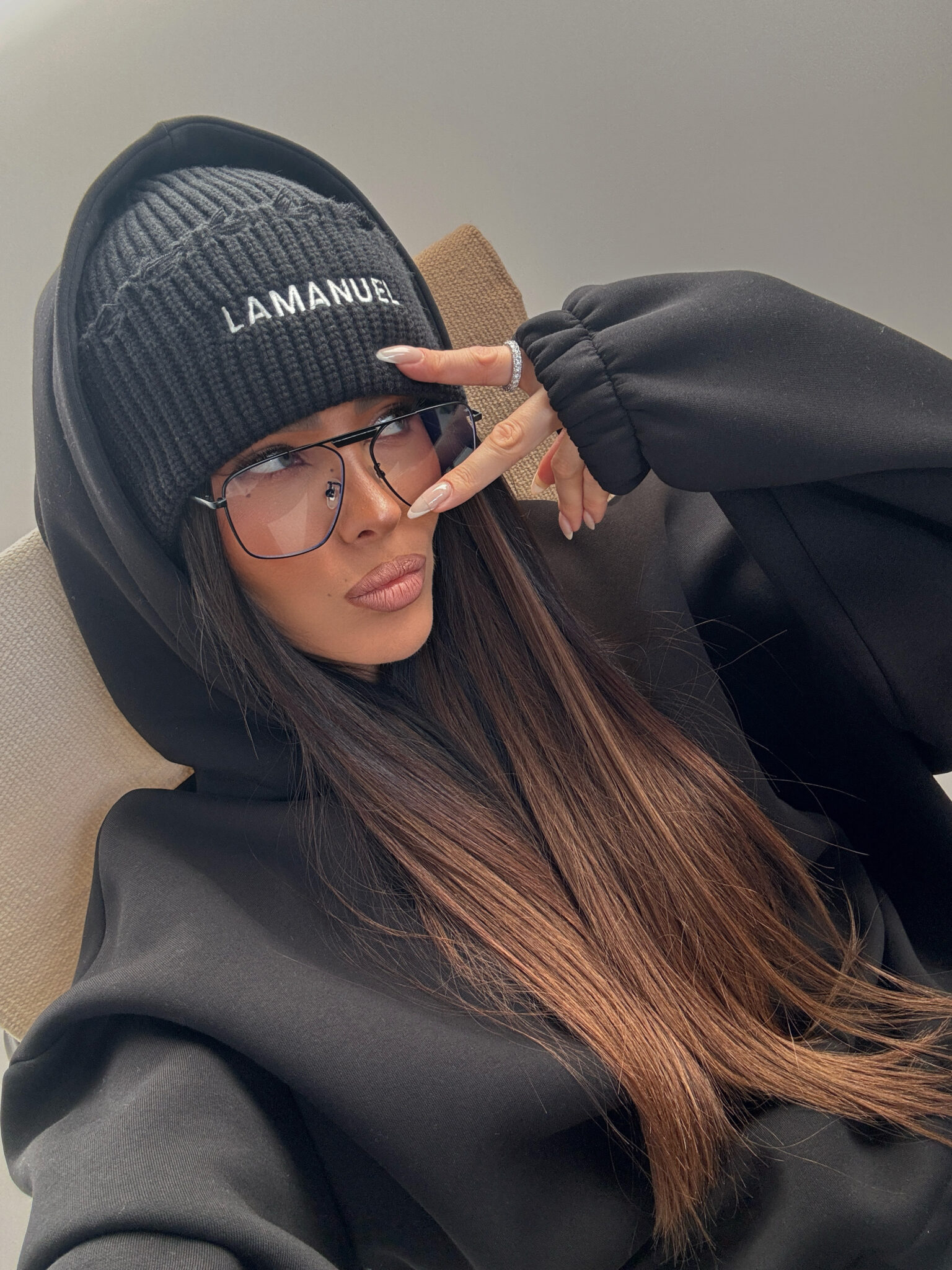 Czapka ALPINE czarna - obrazek 4