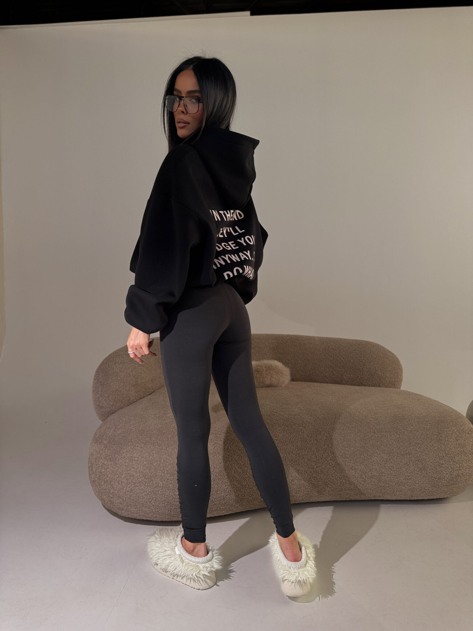 Legginsy CURVE czarne - obrazek 3