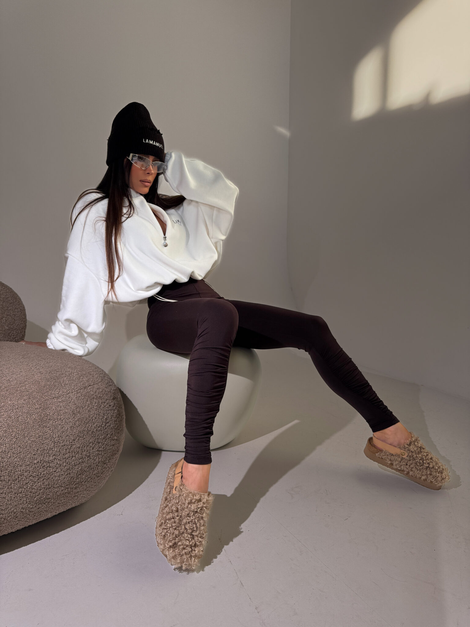 Legginsy CURVE czekolada - obrazek 2