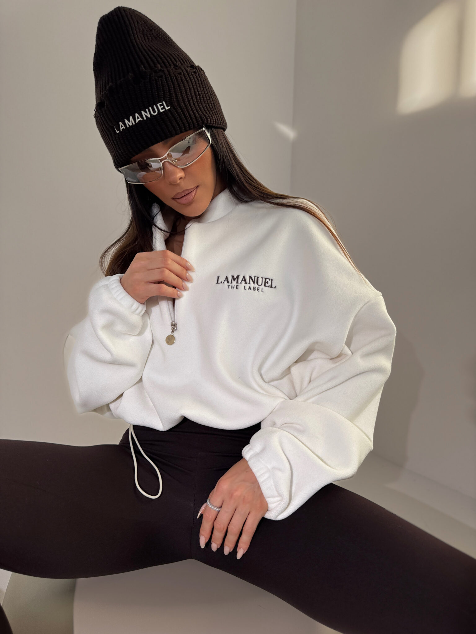 Bluza WARM UP ecru - obrazek 3