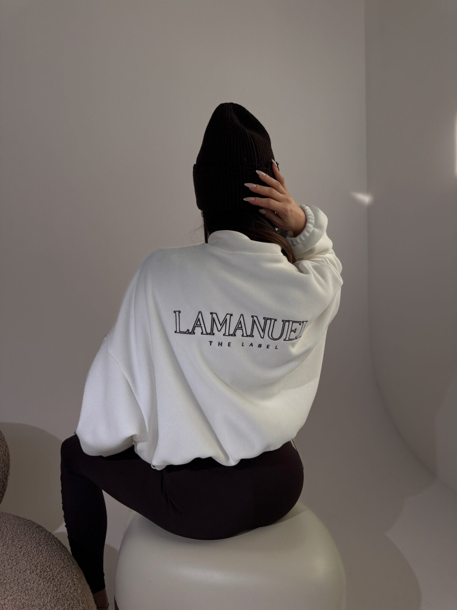 Bluza WARM UP ecru - obrazek 4