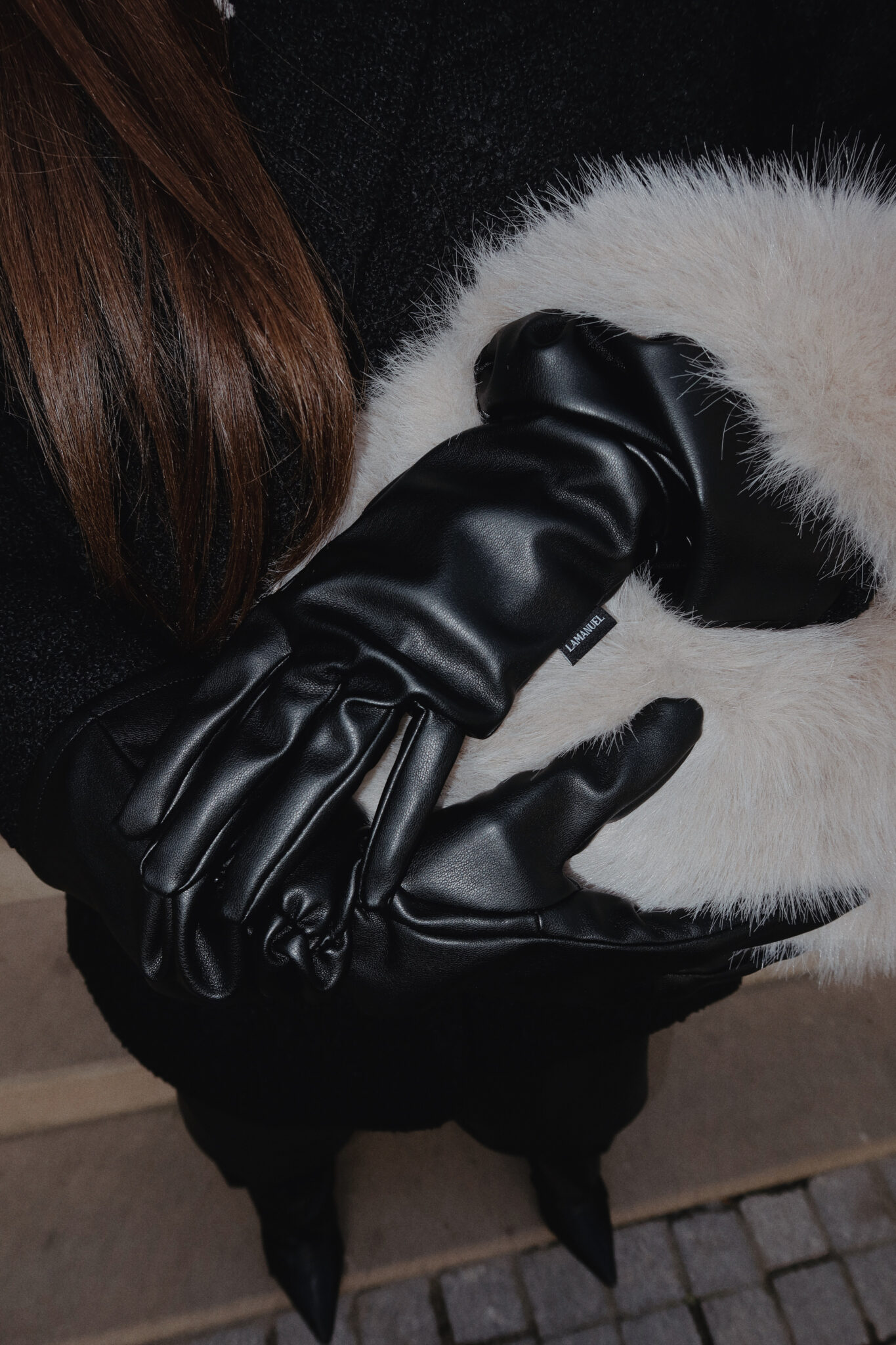 Rękawiczki ROUGE czarne - obrazek 2