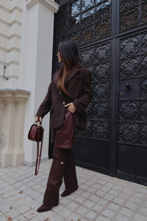 Marynarka FEMININE czekolada - obrazek 10