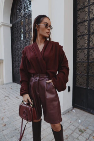 Sweter TELL HER bordo - obrazek 6