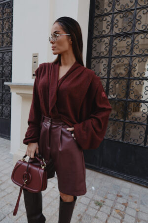 Sweter TELL HER bordo - obrazek 4