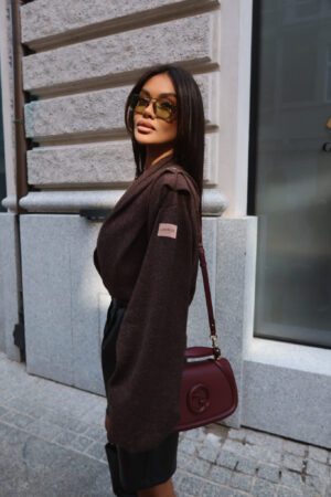 Sweter TELL HER czekolada - obrazek 4