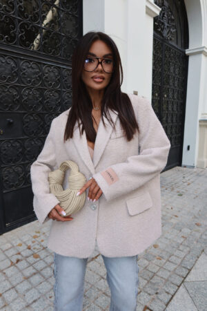 Marynarka FEMININE beż - obrazek 9