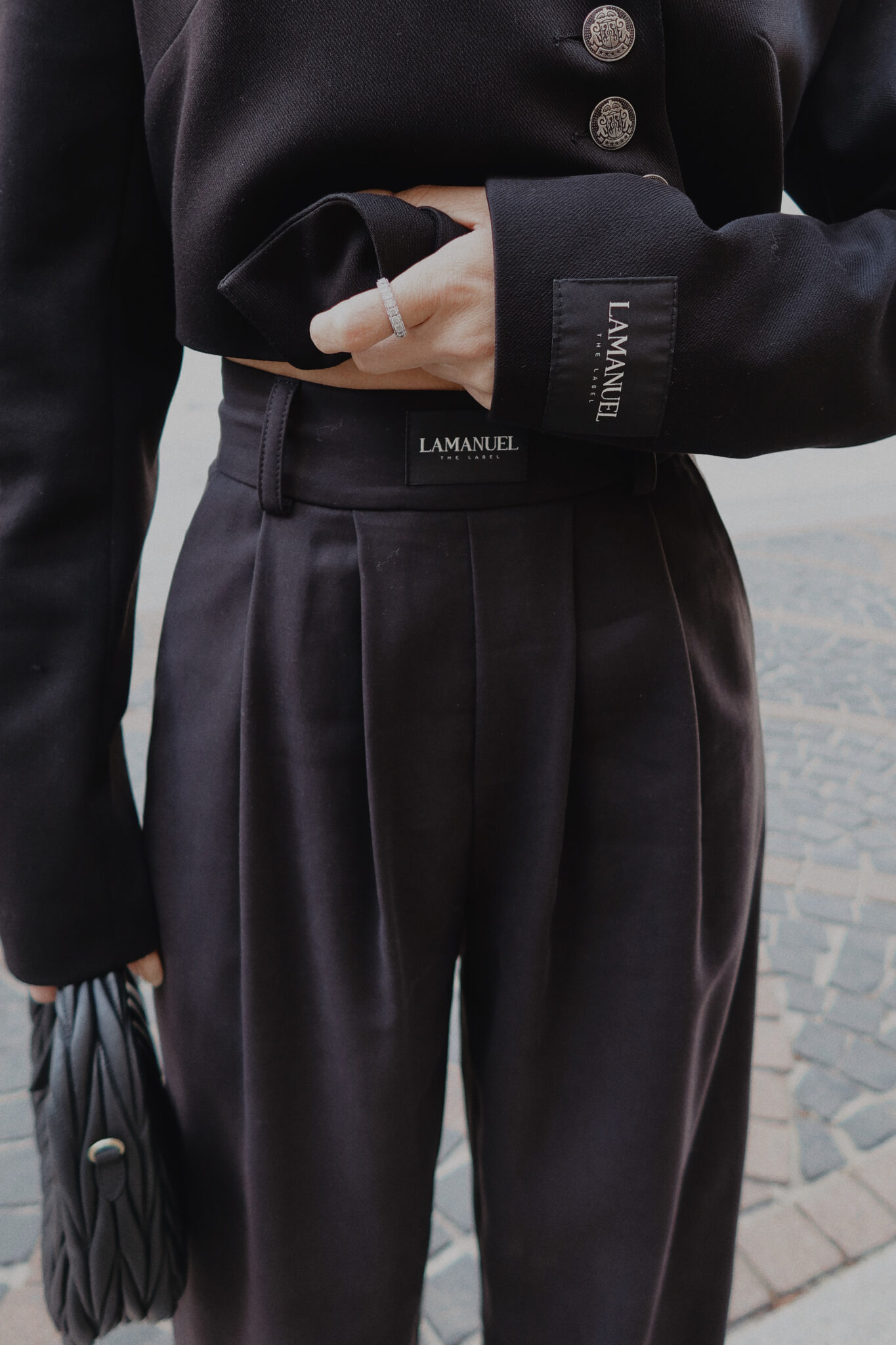 Spodnie TALK TO czarne - obrazek 4