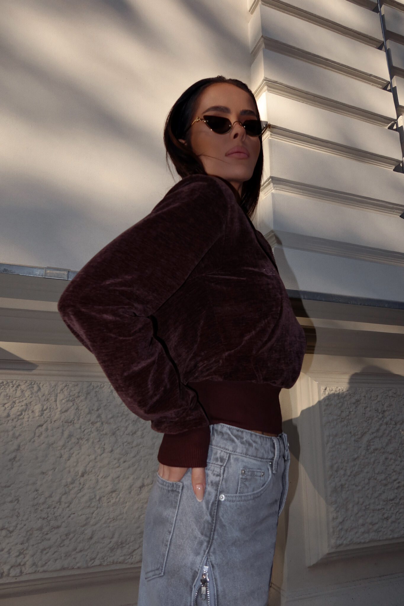 Bluza VELVETY czekolada - obrazek 5