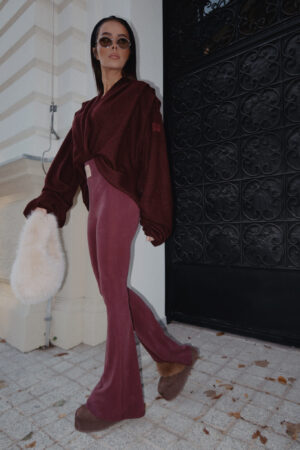 Legginsy BLESSED bordo - obrazek 2