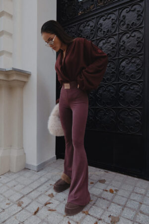 Legginsy BLESSED bordo - obrazek 3
